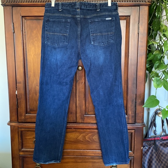 Carhartt Blaine Original Fit Straight Leg Jeans mid Rise Medium wash Size 14R - Picture 4 of 16